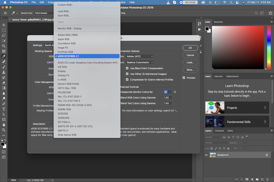sRGB Color Space