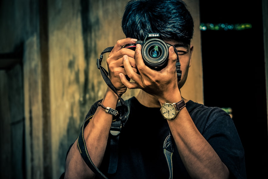 A person doing photography