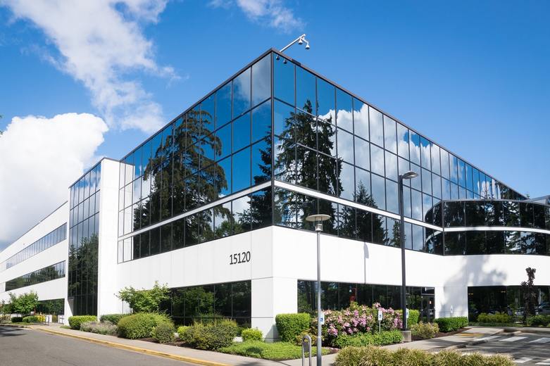 Exterior of office building