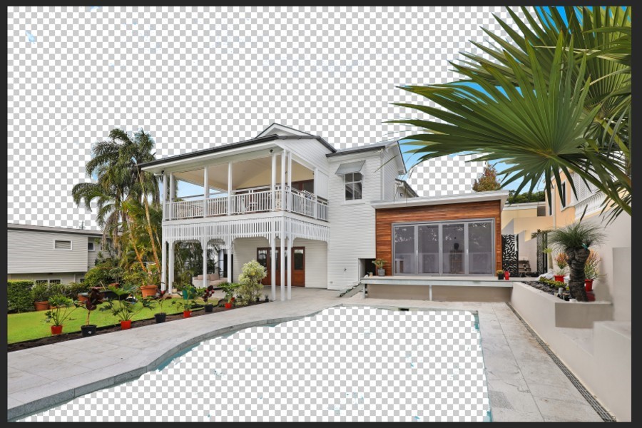 Adjust the selection using Magic wand tool in Photoshop