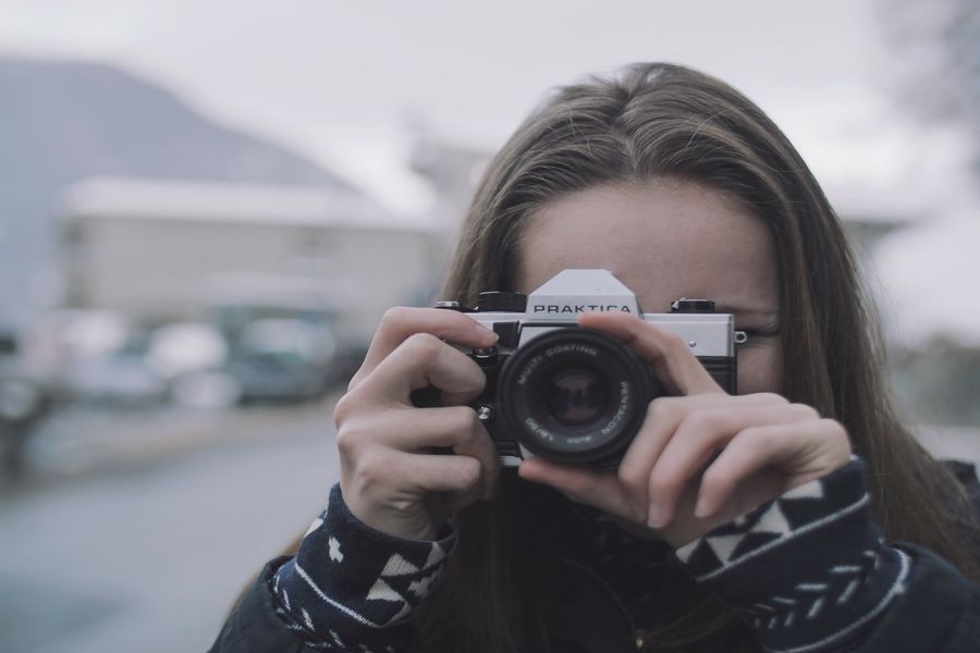 Person taking a photo