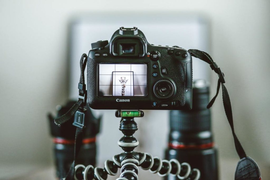 Camera attached to GorillaPod
