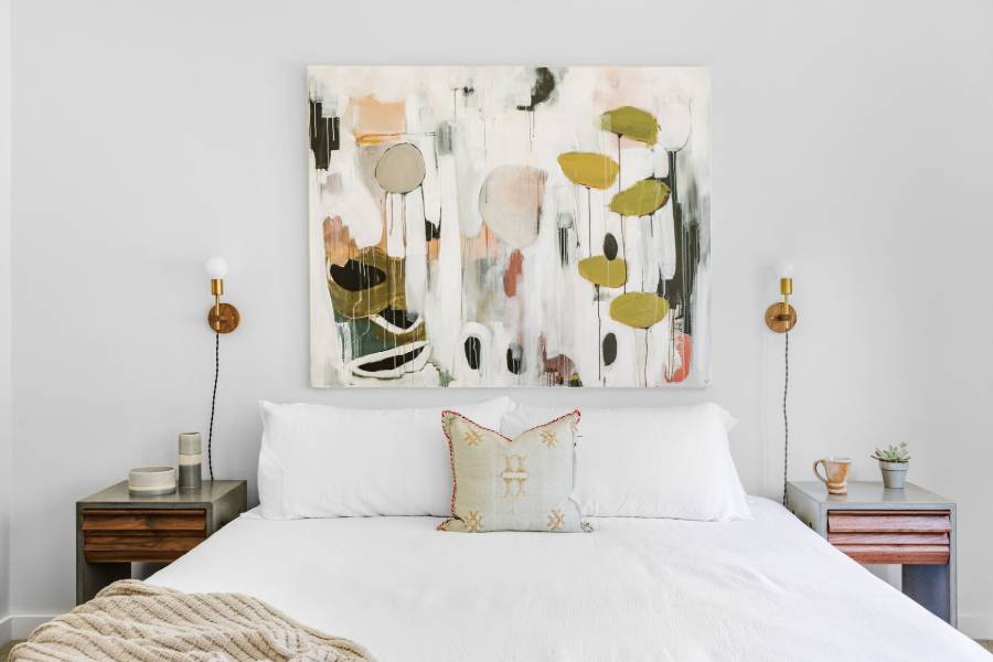 Real estate photo of bedroom interior